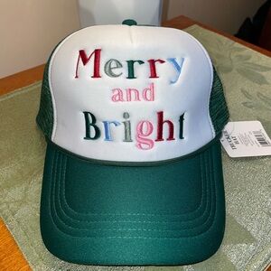 Sale NWT Merry and Bright Trucker Hat.